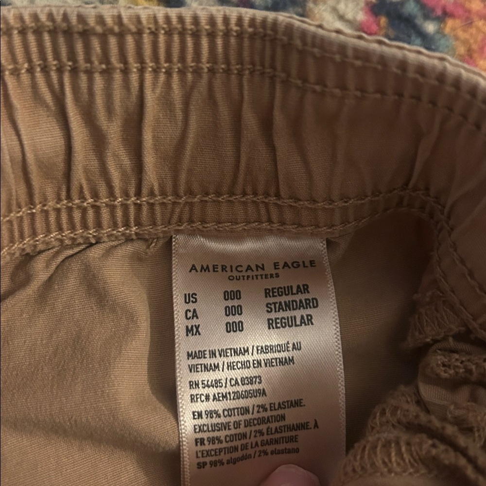 American Eagle Outfitters women tan Cargo Pants - Picture 3 of 5